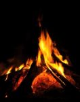 Abstract Fire Background Stock Photo