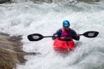 Water Sports At The Cardiff International White Water Centre Stock Photo