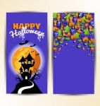 Design Element Card Or Poster For Halloween Day Stock Photo