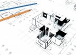 Home Plot Plan Stock Photo