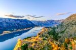 Bay Of Kotor, Montenegro Stock Photo