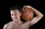 Asian Basketball Player Stock Photo