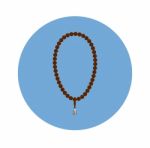 Islamic Flat Icon, Beads Icon- Flat Design Stock Photo