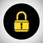 Lock Icon Stock Photo