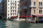 Parasols In Venice Stock Photo