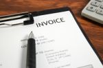 Invoice Letter Head Stock Photo