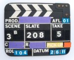 Clapperboard Stock Photo