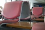 Airport Seats Available In Waiting Area Stock Photo