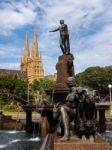 The Archibald Memorial Fountain Stock Photo