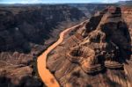 Aerial View Of The Grand Canyon Stock Photo