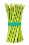 Asparagus Isolated On The White Background Stock Photo