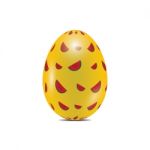 Easter Egg Realistic Color Design  Illustration Stock Photo