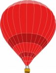 Hot Air Balloon Illustration Isolated Stock Photo