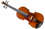 The Violin On White Background For Isolated With Clipping Path Stock Photo