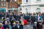 Memorial Service On Remembrance Sunday In East Grinstead Stock Photo