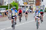 Cyclists Participating In The Velethon Cycling Event In Cardiff Stock Photo