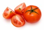 Tomatoes Isolated Stock Photo