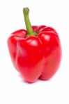 Fresh Red Bell Pepper Stock Photo