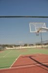 Basketball Court Stock Photo