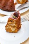 Chestnut Cake Bread Dessert Stock Photo