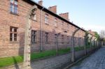 Auschwitz Concentration Camp In Oswiecim Poland Stock Photo