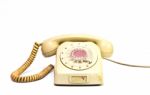 Old Telephone Stock Photo