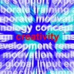 Creativity Word Stock Photo