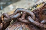 Old Nautical Chain Stock Photo