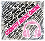 Country Music Online Shows Web Site And Audio Stock Photo