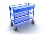 Medical Trolly Stock Photo