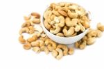 Raw Cashews Stock Photo