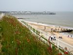 People Enjoying The Promenade At Southwold Stock Photo