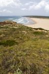 Beautiful Coastline Of Sagres Stock Photo