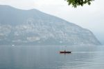 A View Of Lake Iseo At Sarnico Stock Photo