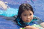 Girls Swimming Stock Photo