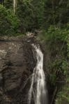 Natural Bridge Waterfall Stock Photo