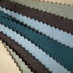 Cool Tone Fabric Sample Stock Photo