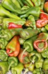 Bell Peppers Capsicum Annuum  Stock Photo