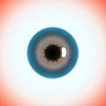 Blue Human Eye Stock Photo