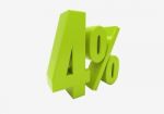 Percentage Sign Stock Photo