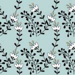 Seamless Pattern Of Flower Illustration Background Stock Photo