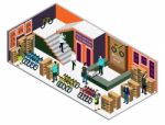 Illustration Of Info Graphic Interior  Room Concept Stock Photo