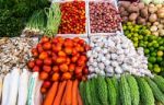 Fresh Vegetables Market Stock Photo