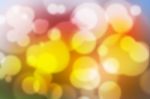 Colorful Bokeh Background (colorful Blurred Wallpaper) Stock Photo