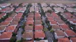 Aerial View Of Home Village In Thailand Use For Land Development And Property Real Estate Business Stock Photo