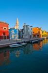 Italy Venice Burano Island Stock Photo