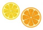 Orange And Lemon Stock Photo