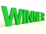 Winner Word Stock Photo