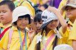 Primary Students Visit The Zoo, In The Jul 27, 2016. Bangkok Thailand Stock Photo