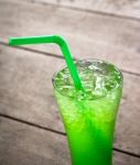 Apple Italian Soda Stock Photo